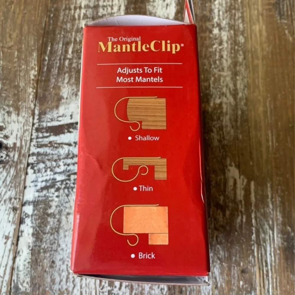 New Stockings holder mantle clip
